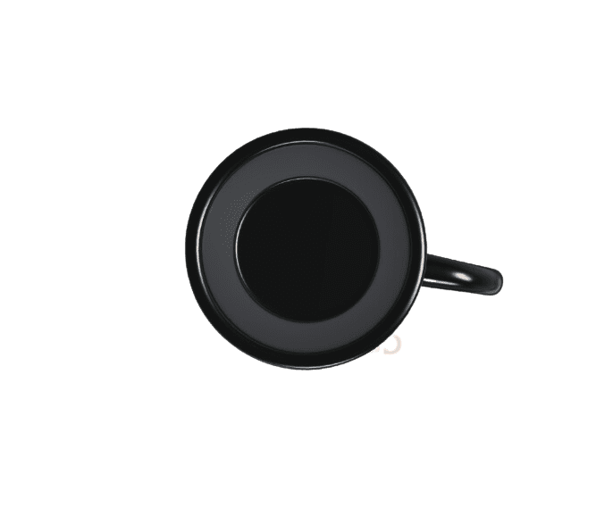 Black Printed Coffee Mug