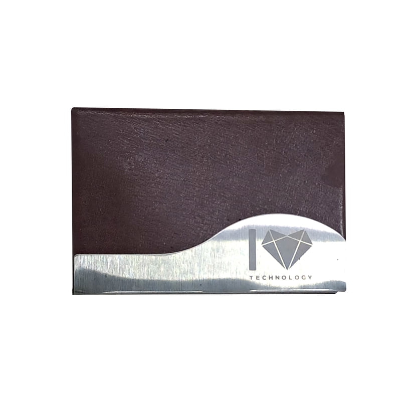 Business Card Holder - Tan Brown