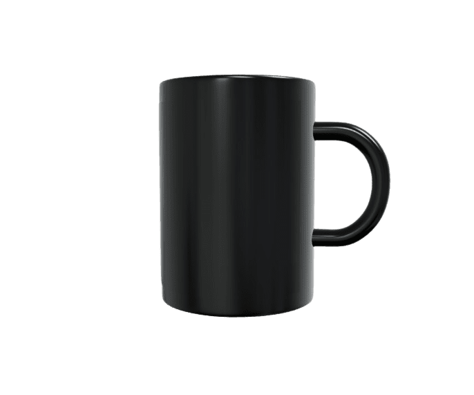 Black Printed Coffee Mug Black Printed Coffee Mug
