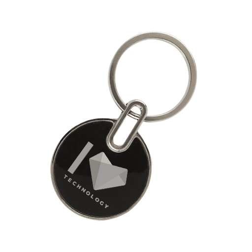 Premium Metal Keychain - Black